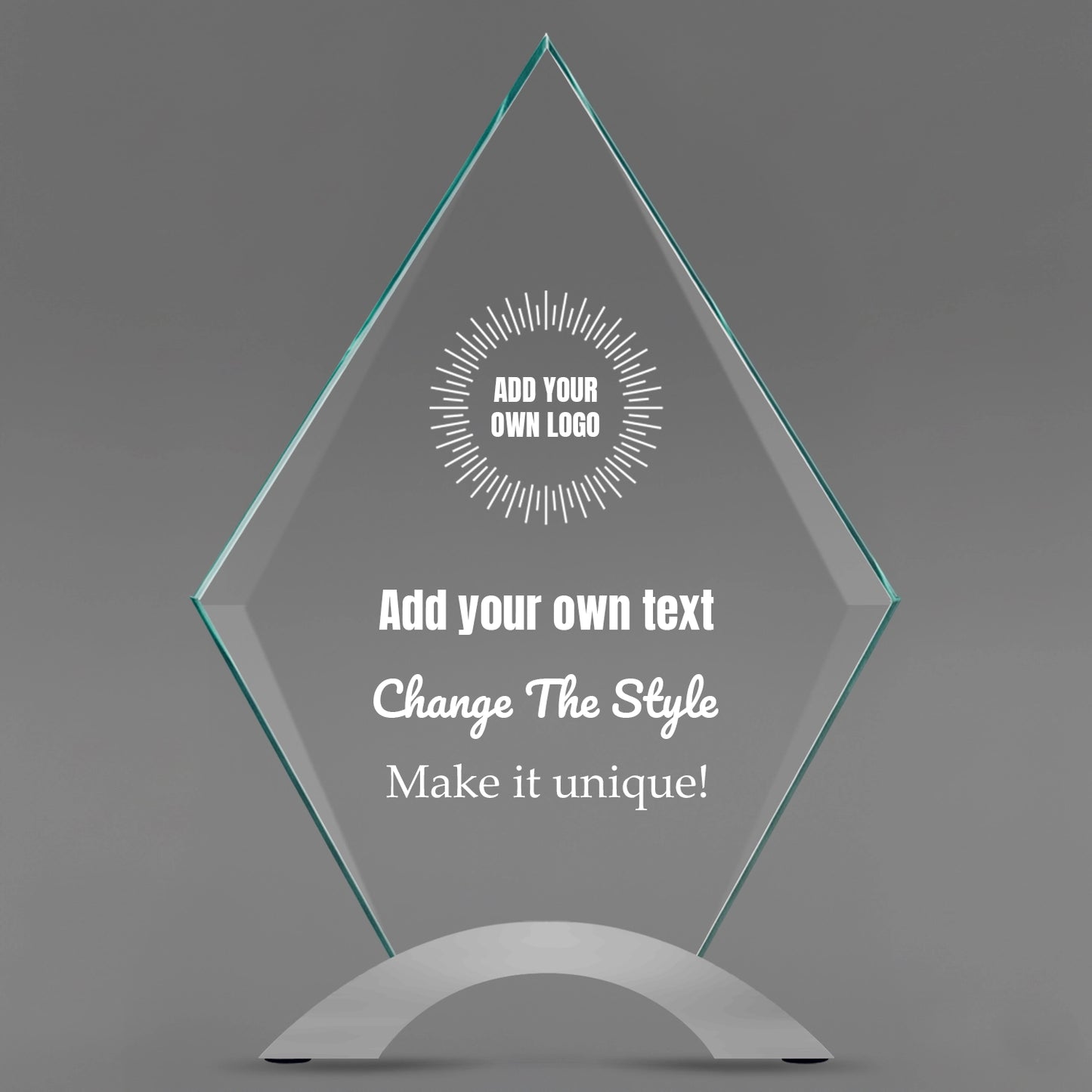 Design Your Own Diamond Cosmic Acrylic Award