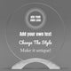 Design Your Own Round Cosmic Acrylic Award