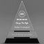 Design Your Own Crystal Triangle Award