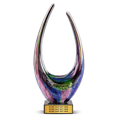 12.5” Supreme Art Glass Award - Personalize Online
