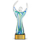 Celebrate Art Glass Award - Personalize Online