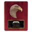Sculpted Eagle Rosewood Recognition Plaque with Full Color Plate – 8" x 10.5" & 10.5" x 13"