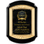 Cast Metal Black Rosewood Recognition Plaque with Full Color Plate – 11" x 15"
