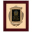 Rosewood Piano Finish Frame, Antique Bronze Casting 14" x 17"