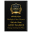 Custom Black Plaque with Full Color UV Printing -  4 Colors Available
