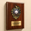 Baseball Mylar Flame Style Plaque - Personalized Metal Plate - 4 Frame Colors