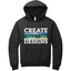 Jerzees Hooded Sweatshirt 996M Front Print