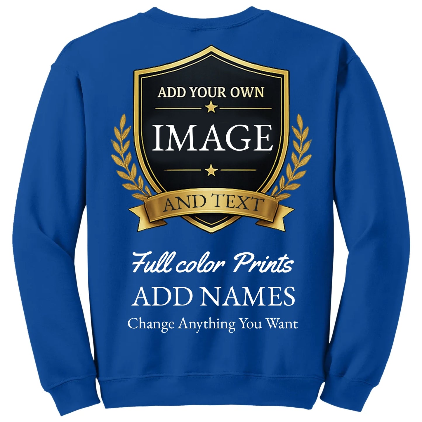 Gildan 18000 Sweatshirt - Front and Back Print