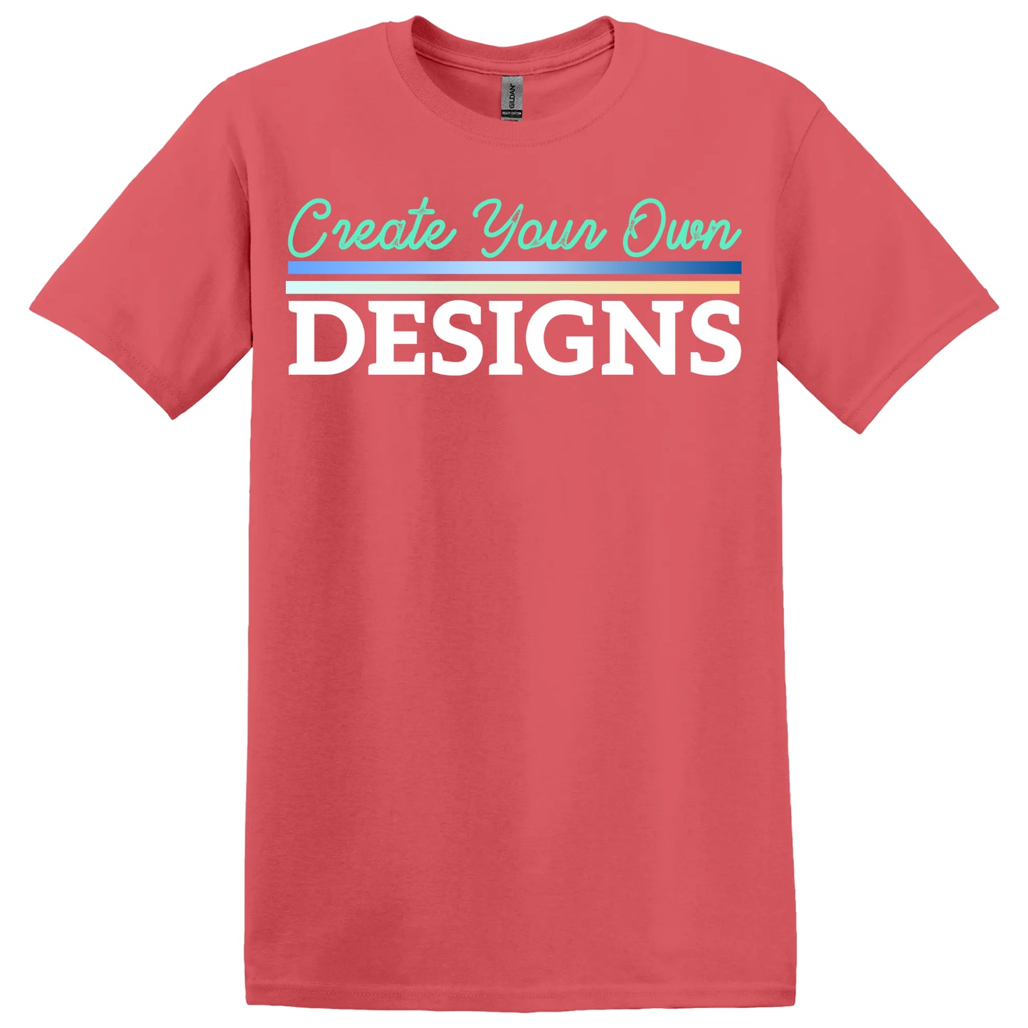 Live Gildan 5000L T-Shirt - FRONT And BACK Print - Automated Bulk