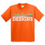 Gildan 5000B Heavy Youth T-Shirt Front and Back Print