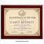 Certificate Holder Plaque - 10.5" x 13" Wall Mount Award Display Frame - 4 Frame Colors - Certificate Not Included