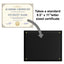 Certificate Holder Plaque with Border - 10.5" x 13" Wall Mount Award Display Frame - 4 Frame Colors