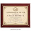 Certificate Holder Plaque with Border - 10.5" x 13" Wall Mount Award Display Frame - 4 Frame Colors