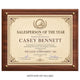 EZ Slide Certificate Holder Plaque with Border - 10.5" x 13" Wall Mount Award Display Frame - 4 Frame Colors - Certificate Not Included