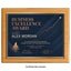 Certificate Holder Plaque with Gold Molding - 10.5" x 13" Wall Mount Award Display Frame