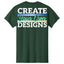 Gildan 5000M Heavy Cotton Men's T-Shirt Front And Back Print