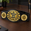 Personalized Fantasy Football League Juniors Championship Belt – Black, 3 Mylar Plates