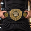 Fantasy Football League Championship Belt – Antique Shield – 3 Mylar Plates
