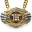 Custom Fantasy Football Medal - Design Your Own, Knock Out Champ Chain with Premium Chain