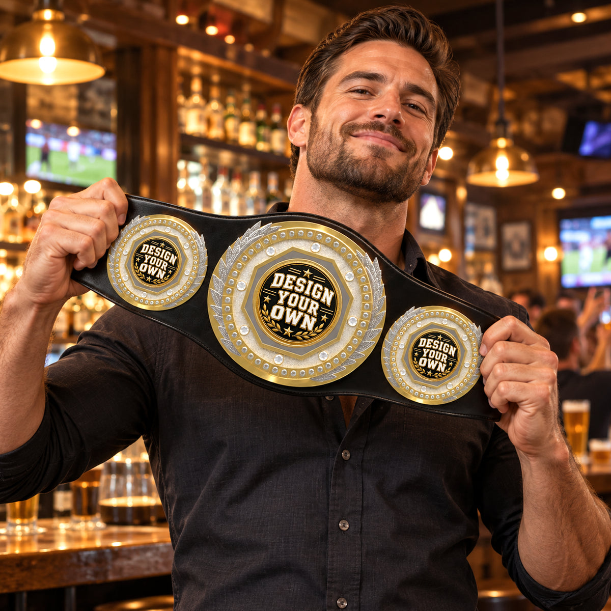 Custom Basketball Presidential Championship Belt - Design Your Own – image 2