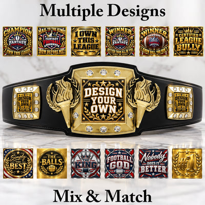 Custom Soccer Victory Championship Belt – Design Your Own
