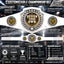 Custom Baseball Antique Shield Championship Belt in White - Design Your Own