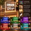 Custom Acrylic LED Night Light with Wooden Base - Design Your Own