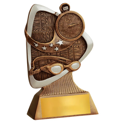 Swimming Trophy – 5.5″ Triad Resin Swimming Award for Players & Teams