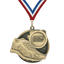 2.25" Track & Field Mega Medal – Gold, Silver & Bronze with 30 Ribbon Options
