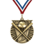 2" Victory Softball Medal – Gold, Silver & Bronze with Custom Ribbons in 30 Colors