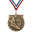 2" Victory Track & Field Medal – Gold, Silver & Bronze with Custom Ribbons in 30 Colors