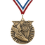 2" Victory Track & Field Medal – Gold, Silver & Bronze with Custom Ribbons in 30 Colors