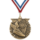 2" Victory Track & Field Medal – Gold, Silver & Bronze with Custom Ribbons in 30 Colors
