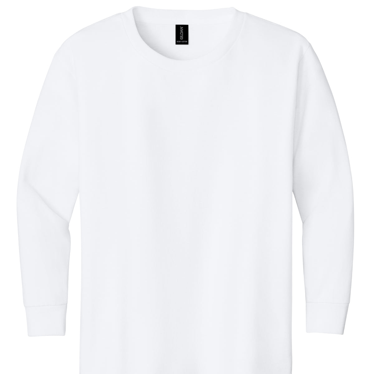 Gildan 5400B Youth Heavy Cotton Long Sleeve T-Shirt Front Print