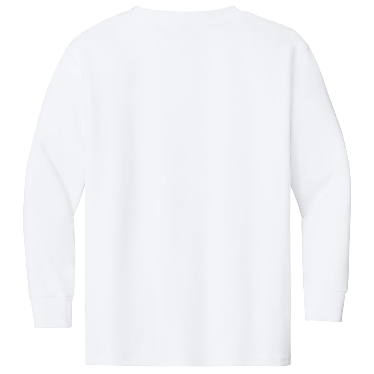 Gildan 5400B Youth Heavy Cotton Long Sleeve T-Shirt Back Print